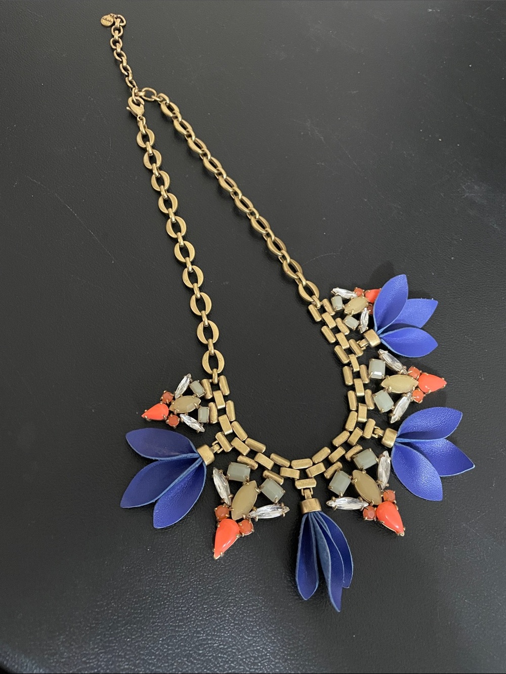Stella & Dot Melia Floral Bib Statement Necklace - Picture 3 of 5